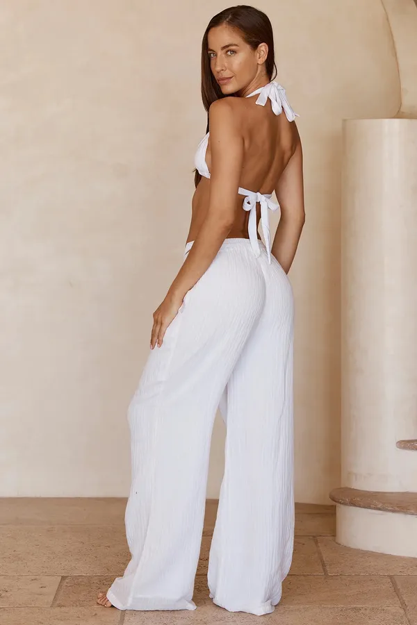 Monday Swimwear Tahiti Linen Crinkle Pant - Image 3