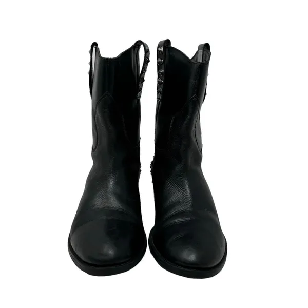 Bakers Motocore Studded Leather Mid Calf Boots Size 10 - Image 3