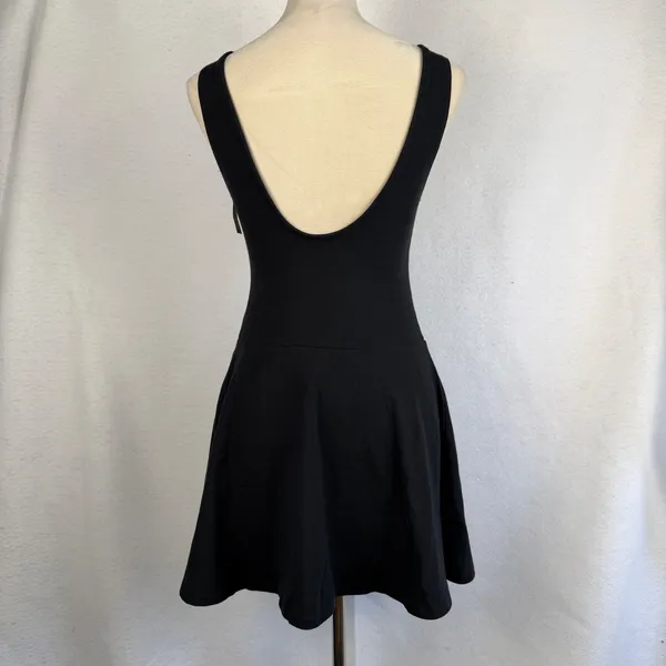 New Bundle‎ Aerie Low Back Mini Dress Small Light Blue Black Athletic Athleisure - Image 13