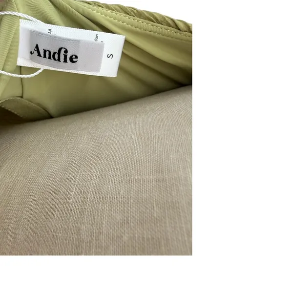 Andie Swim The Baja Top Sage Green Textured Halter Swim Top Size Small‎ - Image 7