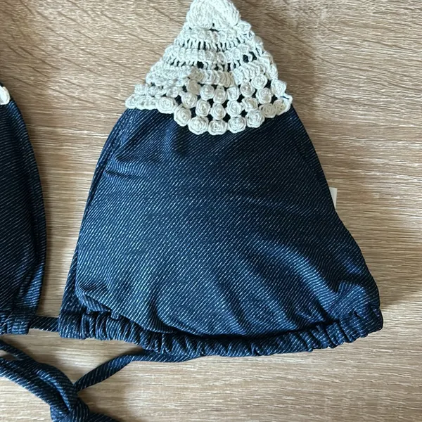 L Space denim print bikini top - Image 2