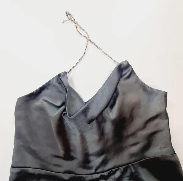 MORE TO COME Talia Diamond Dress in Grey - Image 5