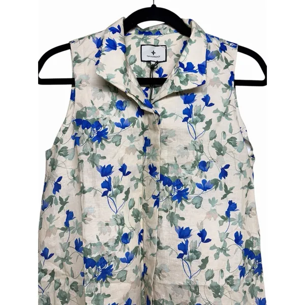TUCKERNUCK Bellflower Blooms Sleeveless Charlie Dress Women's‎ Size Small - Image 3