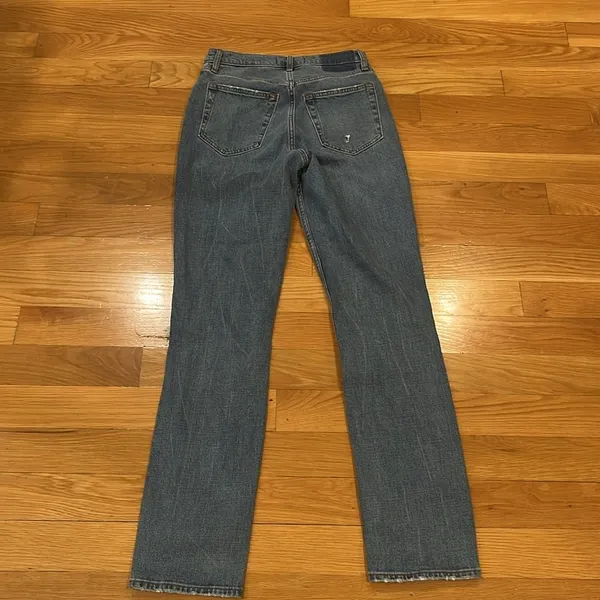 Abercrombie & Fitch the 90s slim straight ultra high rise jeans size 28/6L. - Image 8