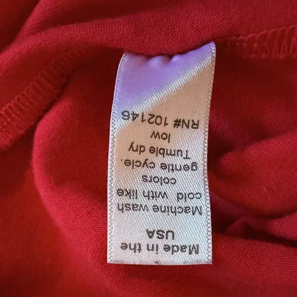 Michael Stars Red Ruched Racerback‎ Midi Bodycon Dress 9579 Womens Large - Image 8