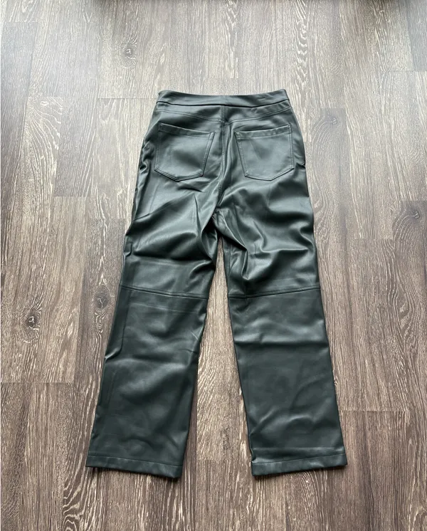BLANK NYC Green leather pants - Image 3