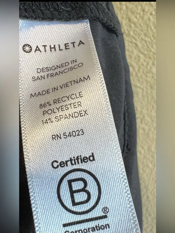 Athleta Black Tennis Summer Casual Skirt with Wide Waistband size 8 athletic gym - Image 3