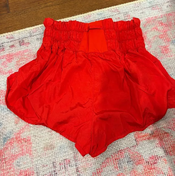 Red Athletic Shorts Size XS - Image 2
