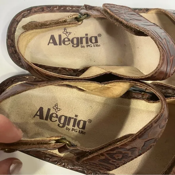 Alegria‎ Verona sandals embossed leather size 37 - Image 2