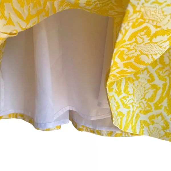 Minuet Yellow Fit &‎ Flare Dress Sz L - Image 6