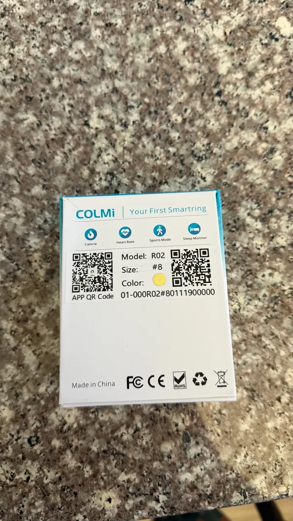 Colmi smart ring Gold Size 8 - Image 3