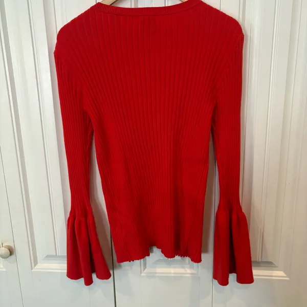 Cabi Red/Orange‎ Cardigan Size Medium - Image 2