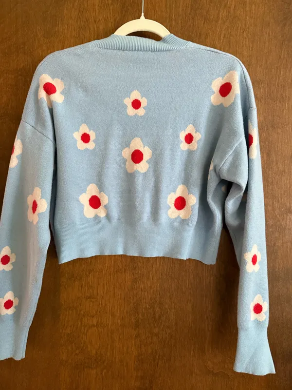 Daisy sweater Blue - Image 4
