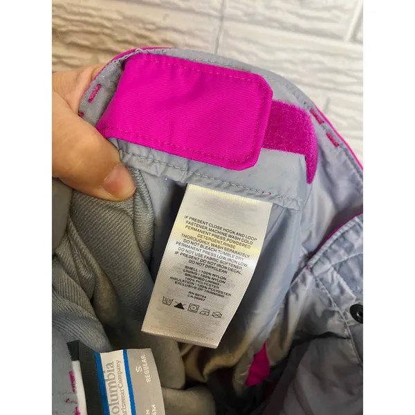 Columbia Snow Pants Women S Pink Excellent Omni-Tech Waterproof Ski Winter - Image 8