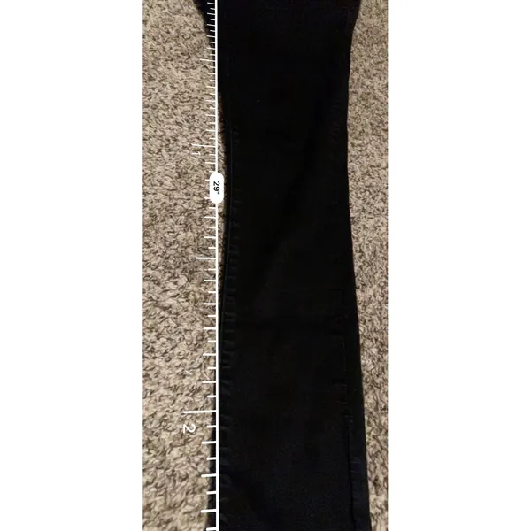 Levis‎ 311 Shaping Skinny Jeans Womens 29 Black Mid Rise Stretch Denim Pants - Image 8