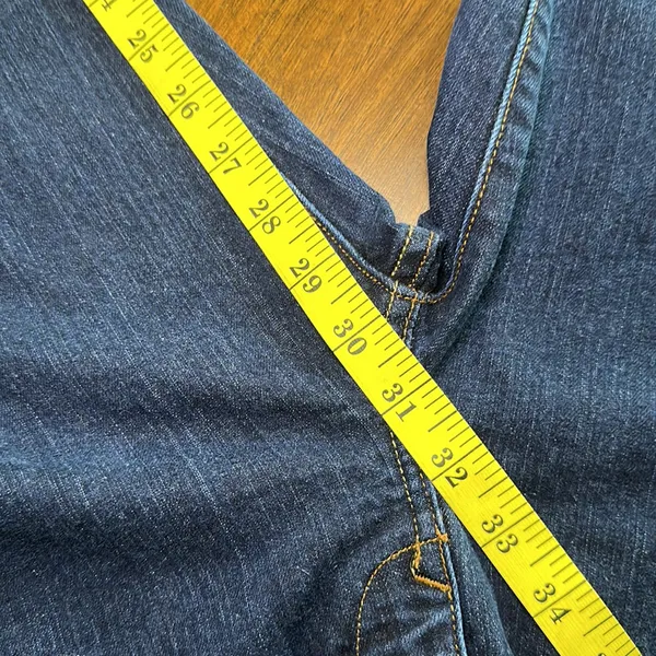 Old Navy Women’s Sweetheart‎ Skinny Blue Jeans High Rise Denim Dark Wash Size 6 - Image 8