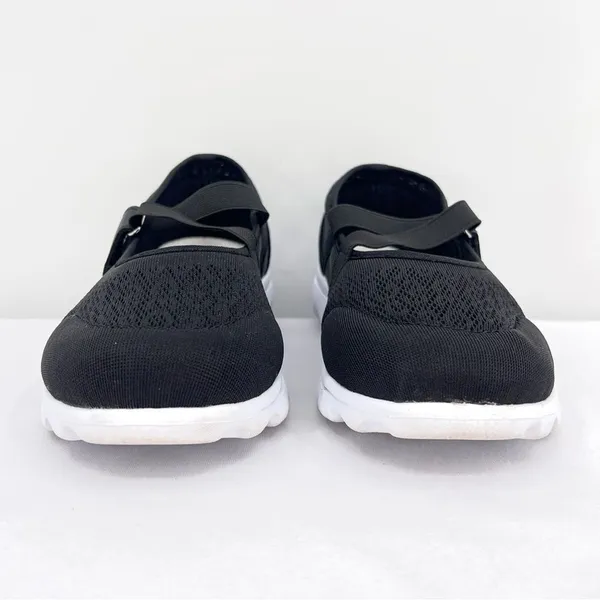 Propet Travelactiv Mary Jane Black Mesh Walking Sneakers Size 7 - Image 3