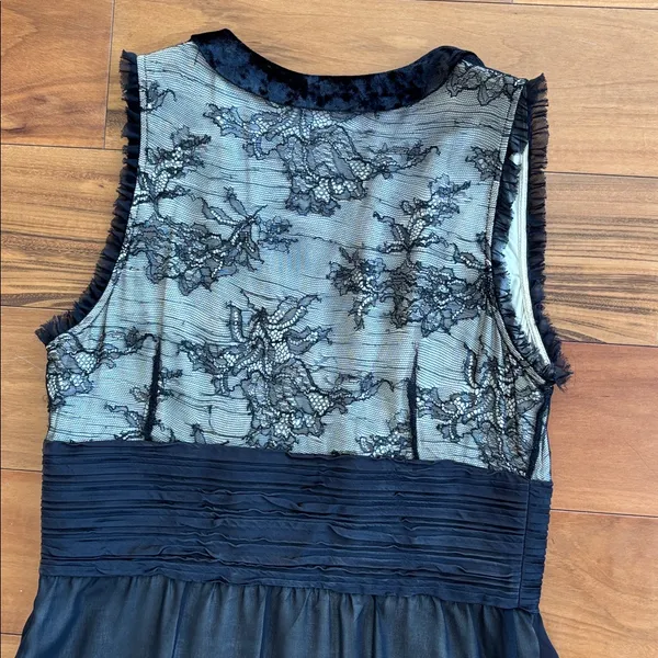 Silk dress Black Size L - Image 13