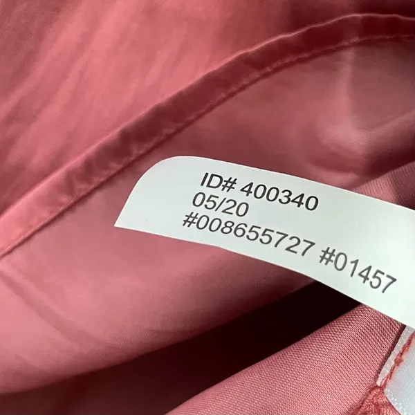 Express Size XL Silky Salmon Pink Ruched 3/4 Sleeve Top Romantic Office Siren - Image 9