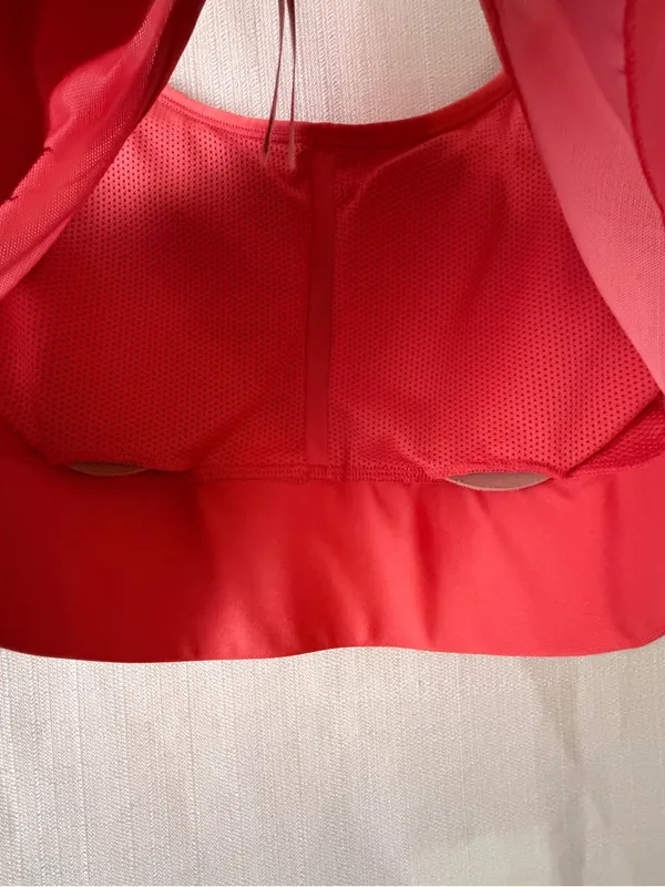 Nike Sports Bra Women’s Size M Orange Dri-FIT Crisscross Strappy(A596) - Image 9