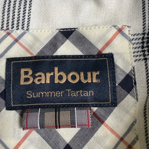 Barbour Summer Tartan Kelso Shirt Womens 12 Cloud/Blue Plaid Cotton British Prep - Image 11