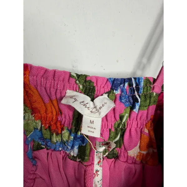 NEW By the River Pink Tropical Floral Maxi Dress Size Medium - Image 3