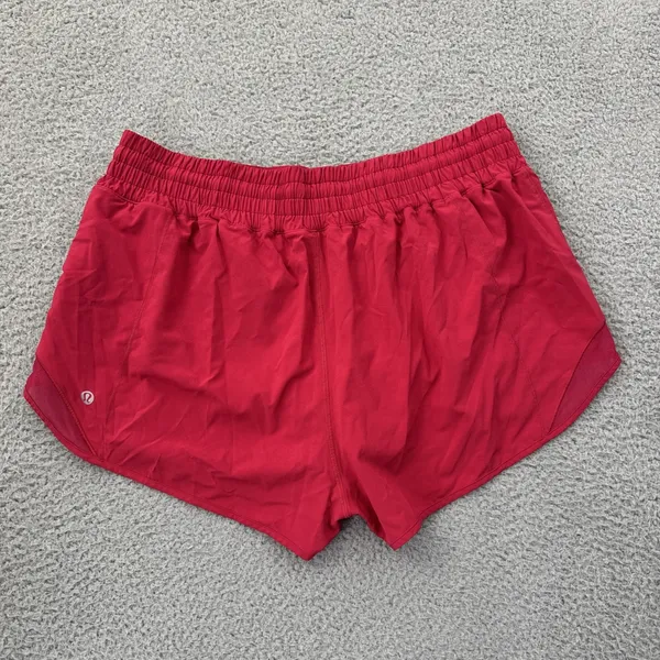 Lululemon Hotty Hot Shorts High Rise 2.5" Pink Dragonfruit Athletic Women's 14 - Image 2