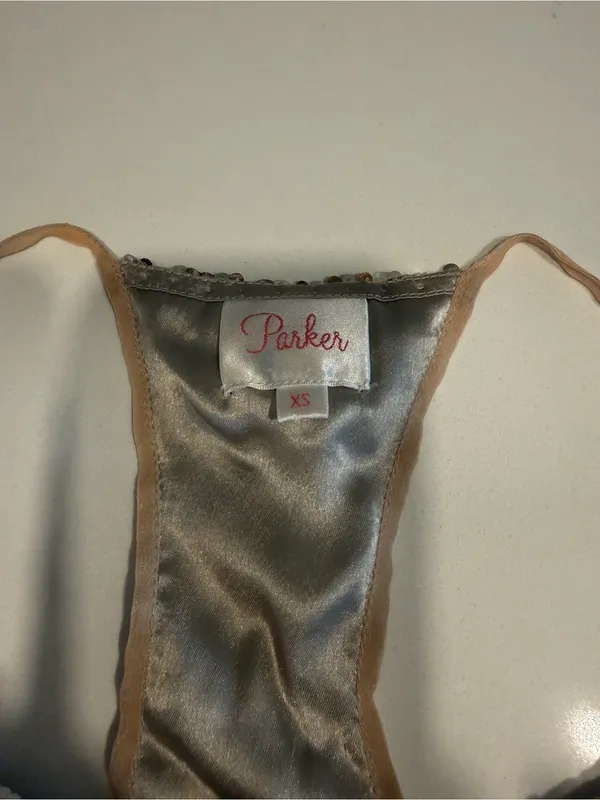 Parker Champaign Sequins Dress - Image 3