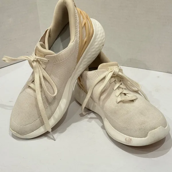 Kizik Athens Sneakers Mens 7.5‎ Womens 9 Cream Peach Shoes Hands-Free Cage G2FC - Image 6