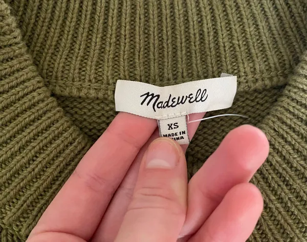 Madewell Green Sweater - Image 6