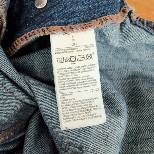 Ladies' Gap 100% Cotton Denim Overalls Small - Image 4