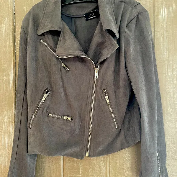 Vici Faux Suede Market Jacket XL NWOT - Image 3