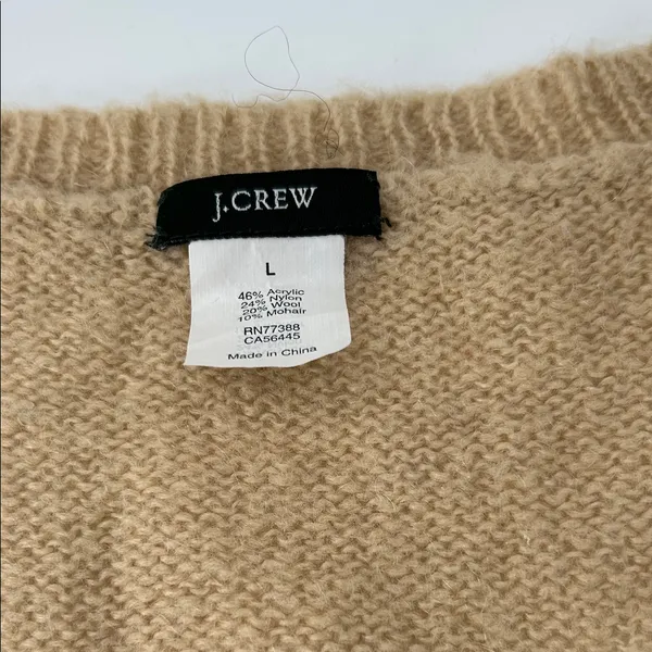 J. Crew Camel Knit Sweater - Image 2
