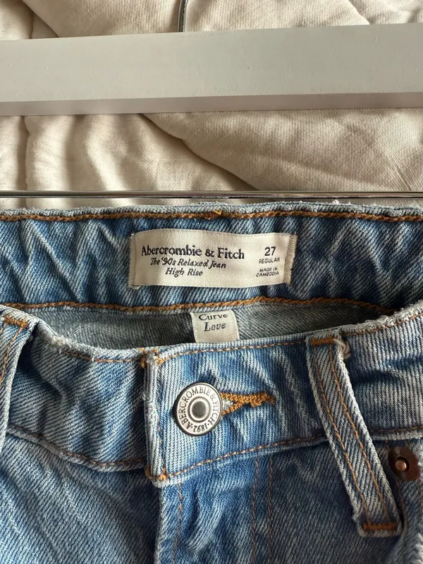 Relaxed Abercrombie 90s High-Rise Curve Love - Image 3