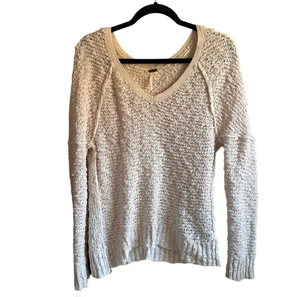 FREE‎ PEOPLE Songbird Oversized Boho Sweater Sz XS - Image 2