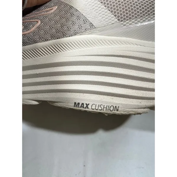 Skechers‎ Max Cushioning Mesh Sneakers Women 9.5 Gray Pink Natural Rocker Sole - Image 11