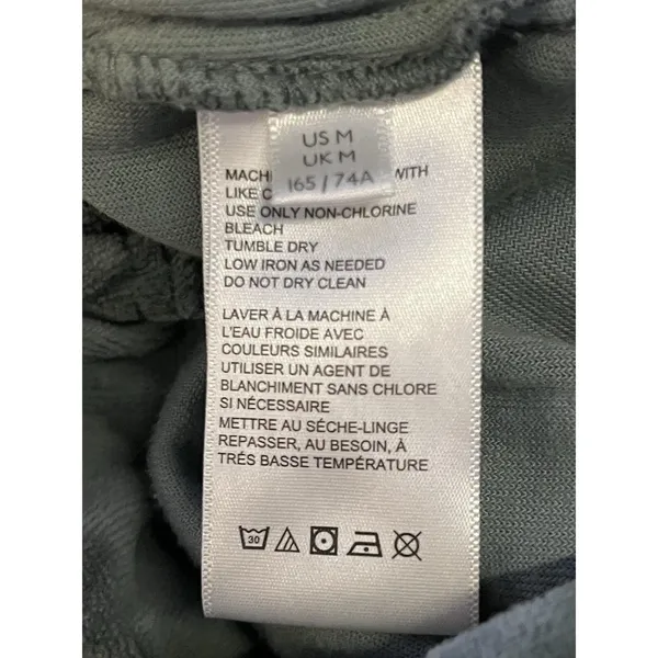 Urban Outfitters Velour Pants Womens Medium Green Jogger Drawstring Relaxed Fit - Image 8