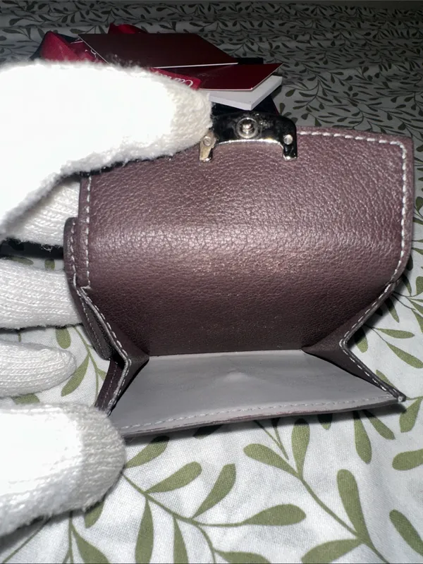 Cartier Leather Compact Wallet - Image 8