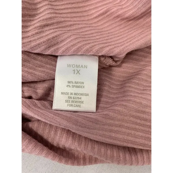 Westport 1962 Women's Soft Pink Long Sleeve Soft Blouse - Image 4