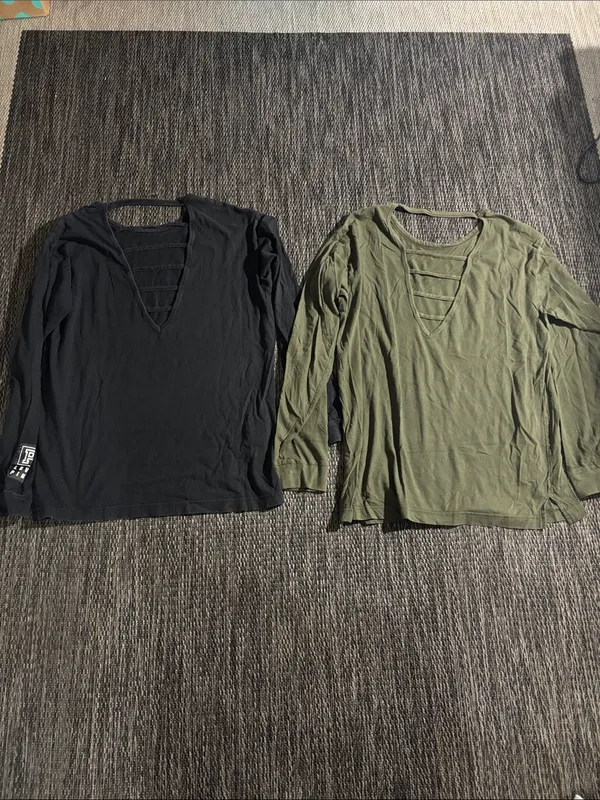PINK by Victoria Secret Long Sleeve Shirts Black Green Size Medium - Image 2