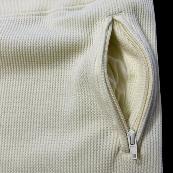 SKIMS Waffle Knit Loose Pant Off White Cream - Image 5