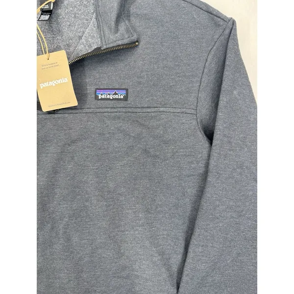 Patagonia Women's Ahnya 1/4 Zip Pullover Ink Black Small NWT - Image 4