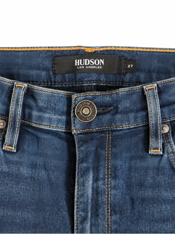 Hudson Barbara Super Skinny Jeans Size 27 Medium Wash Stretch Denim - Image 4