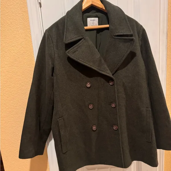 Old Navy Brushed Pea Coat XXL - Image 10