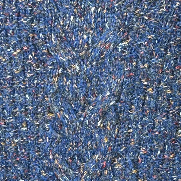 Adrienne Vittadini Blue Confetti Flecked Cable Knit Tunic Sweater XXL - Image 2