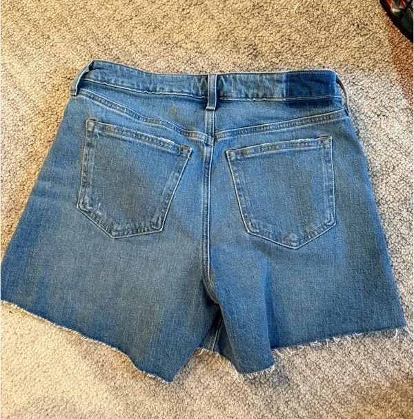 Abercrombie Curve love high rise dad denim shorts - Image 5