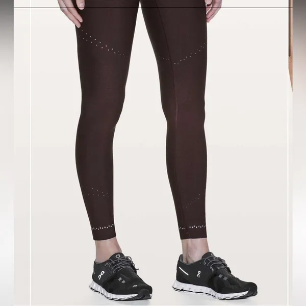 Lululemon Zoned In Tight 27" Plum Shadow Size 10 - Image 2