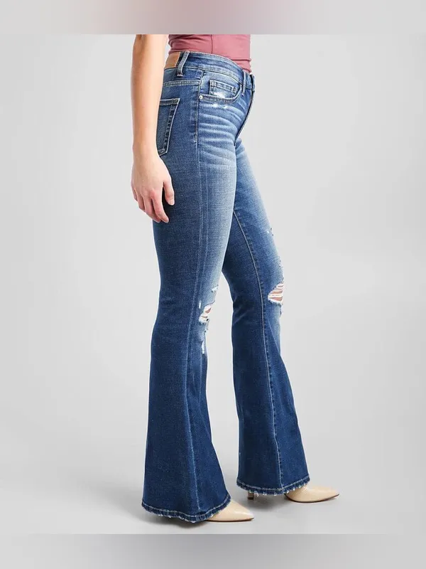 BKE Parker Super Flare High Rise Jean 27x 31 1/2 - Image 2