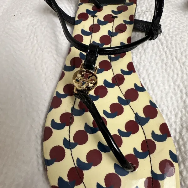Tory Burch Patent Leather Sandal Sz 9.5 - Image 2