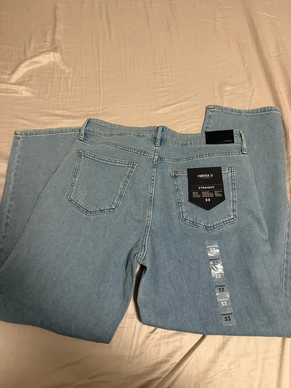 NWT Men’s Forever 21 straight jeans  - Image 7